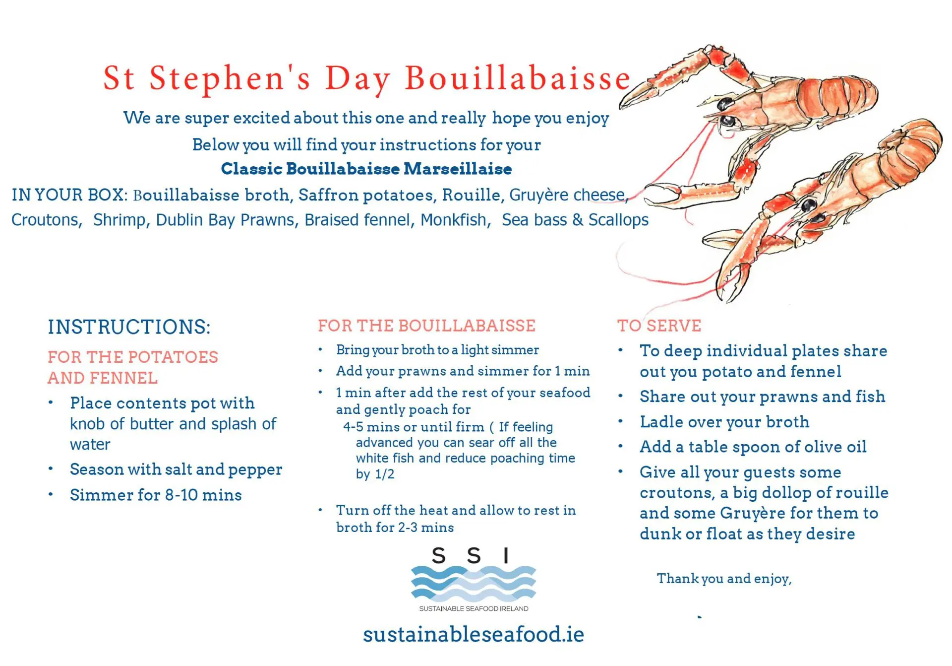 St. Stephen's Day Supper - Classic Bouillabaisse Marseillaise - Image 2