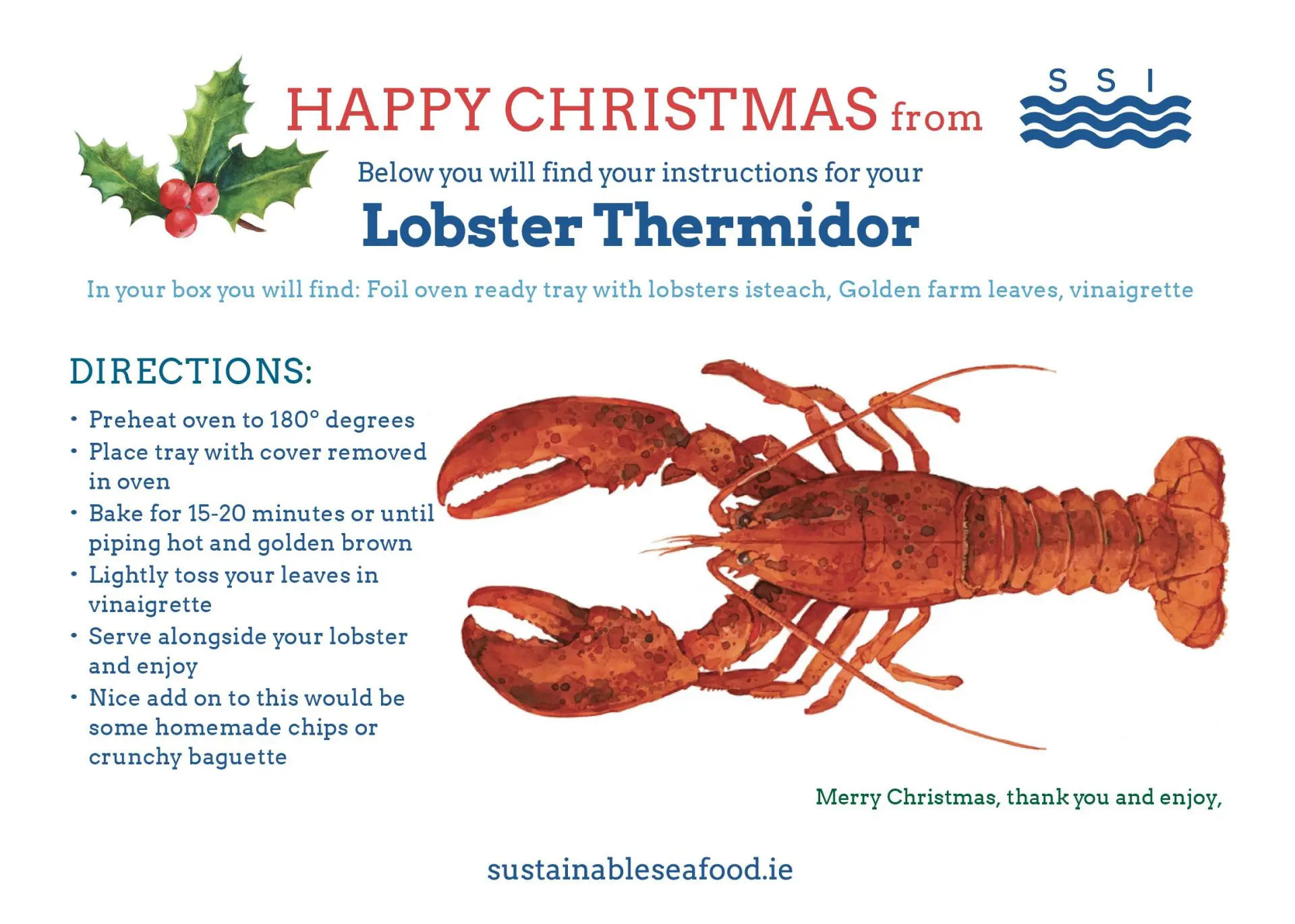 Christmas Eve  Lobster Thermidor - Image 7
